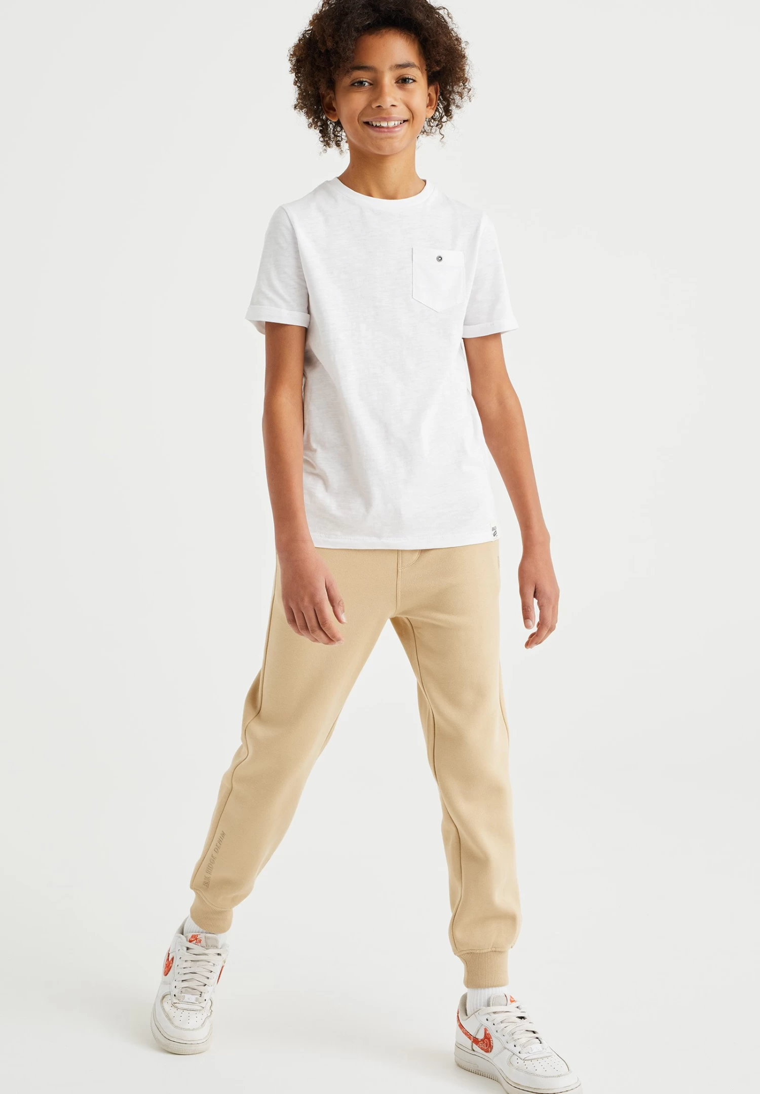 WE FASHION Jogging - Trainingsbroek - Beige