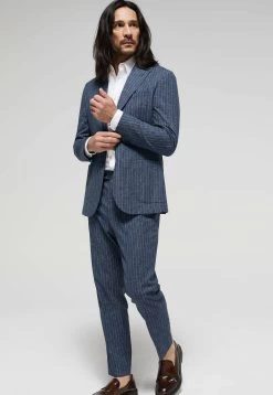 WE FASHION Met Dessin - Blazer - Blue