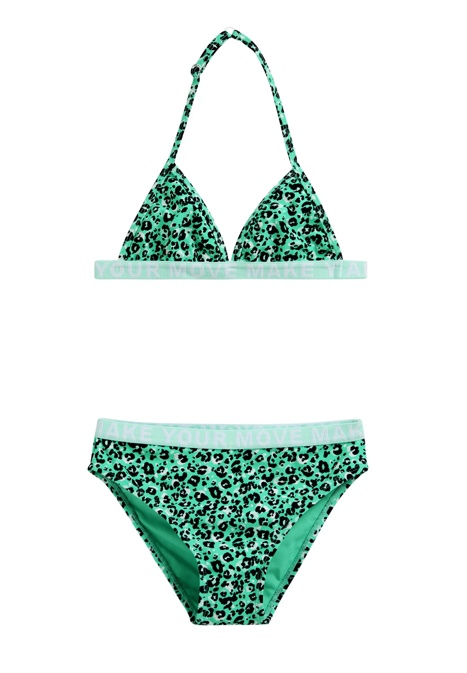 WE FASHION SetMet Dessin - Bikini - Green