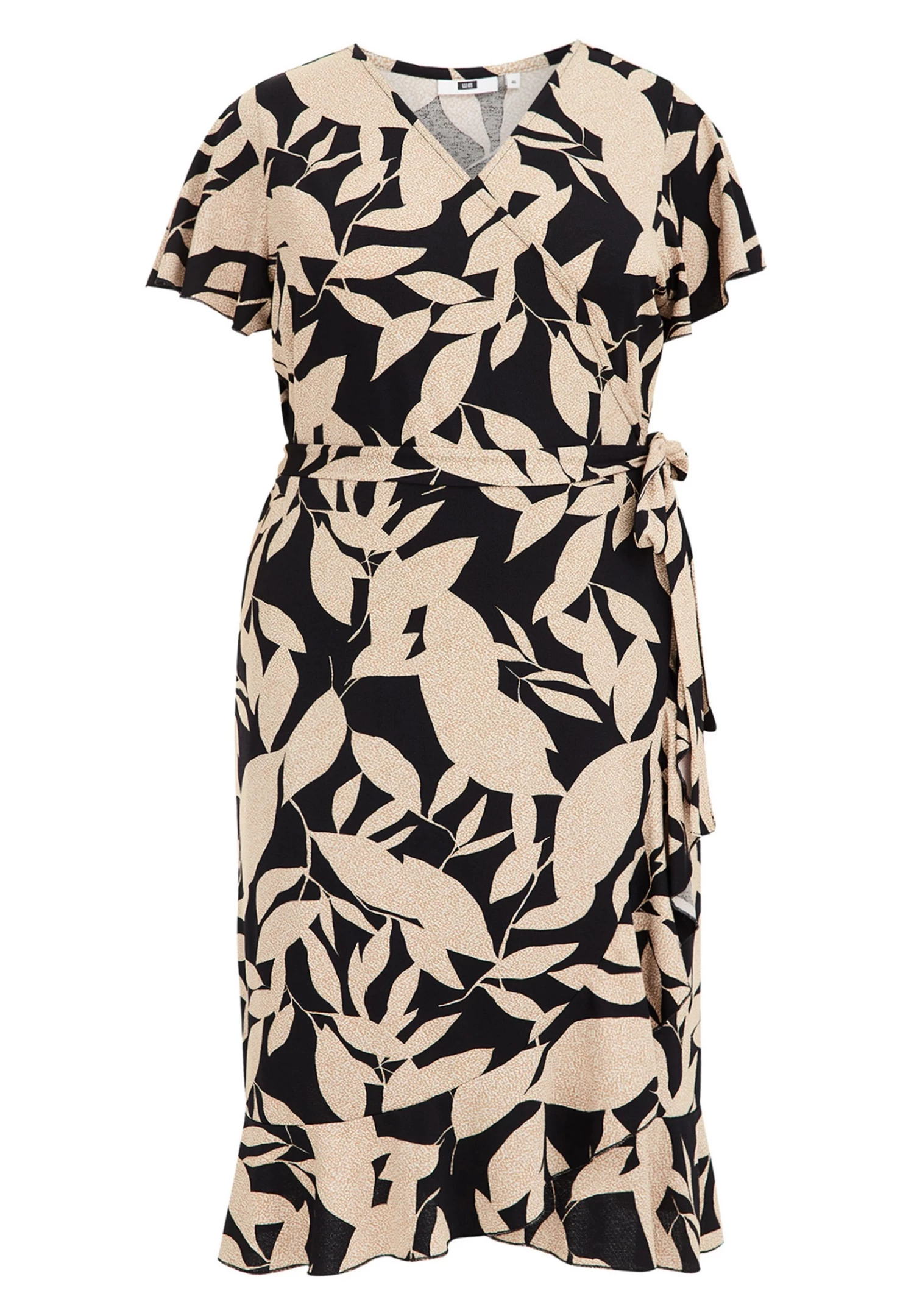 WE FASHION Curve - Jerseyjurk - Beige - Afbeelding 5