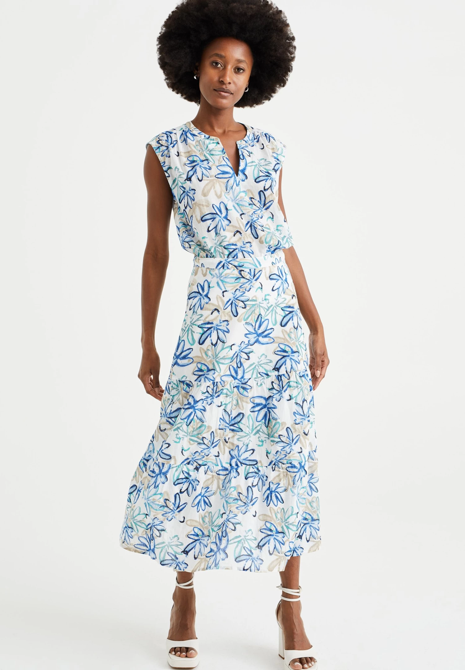 WE FASHION Met Dessin - Blouse - White