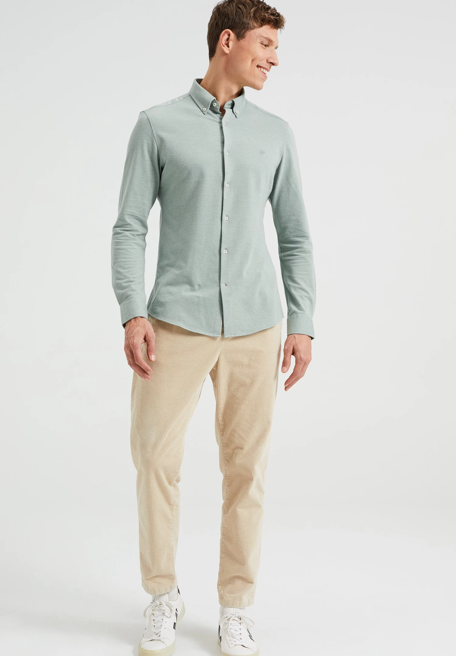 WE FASHION Slim Fit - Overhemd - Green - Afbeelding 2