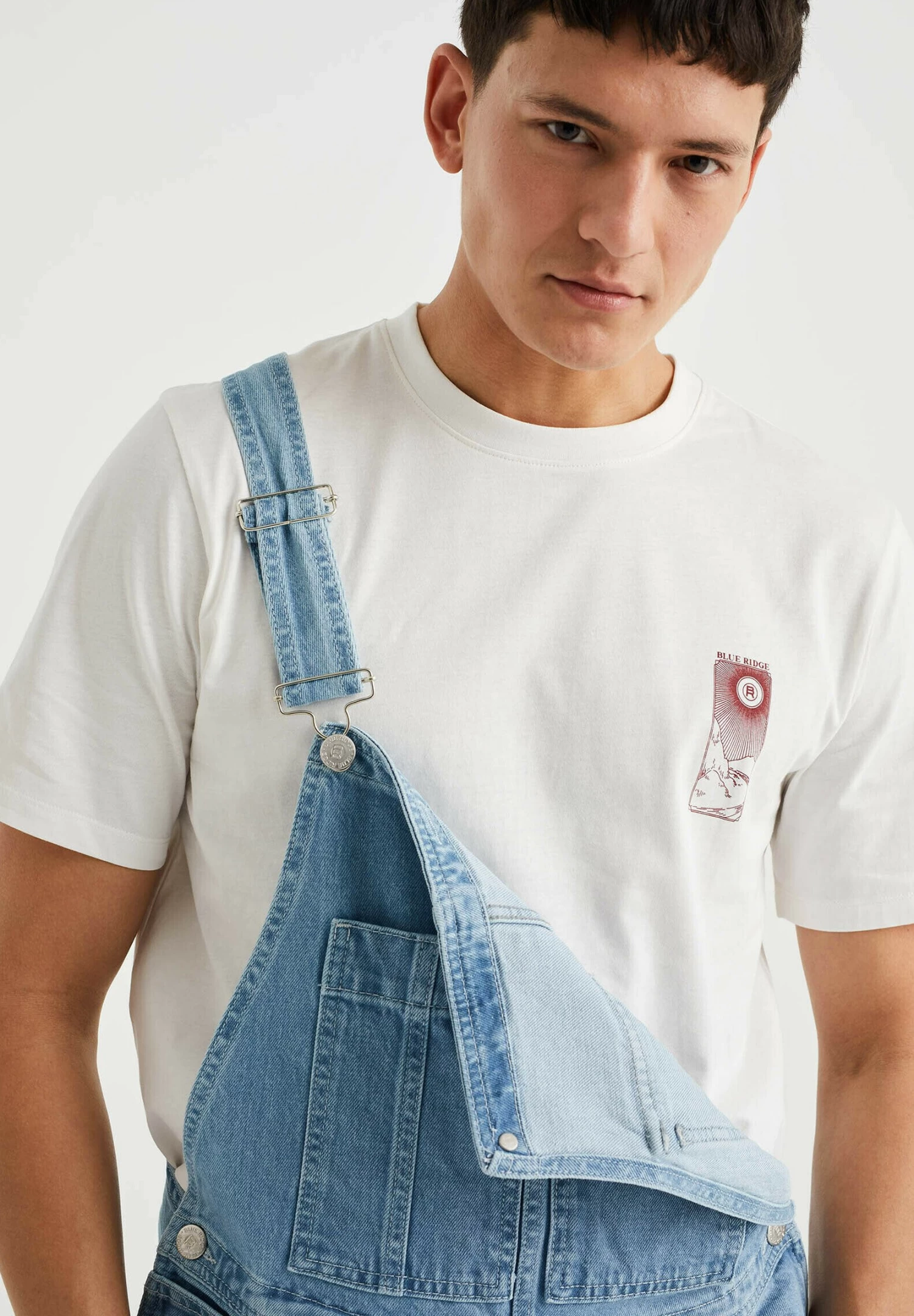 WE FASHION Tuinbroek - Blue - Afbeelding 4