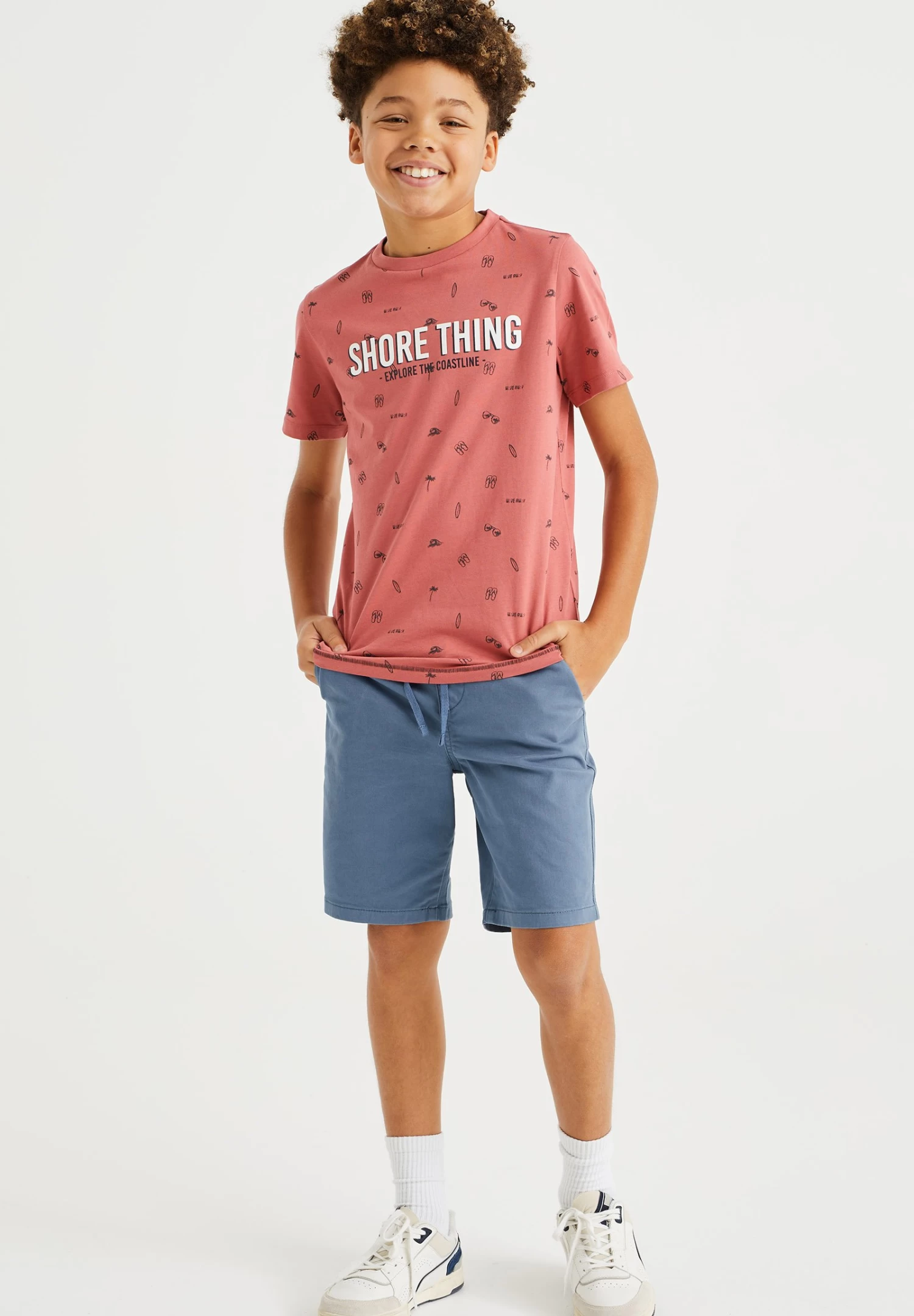 WE FASHION Regular Fit- Shorts - Blue