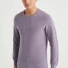 WE FASHION Trui Met Structuur - Trui - Violet