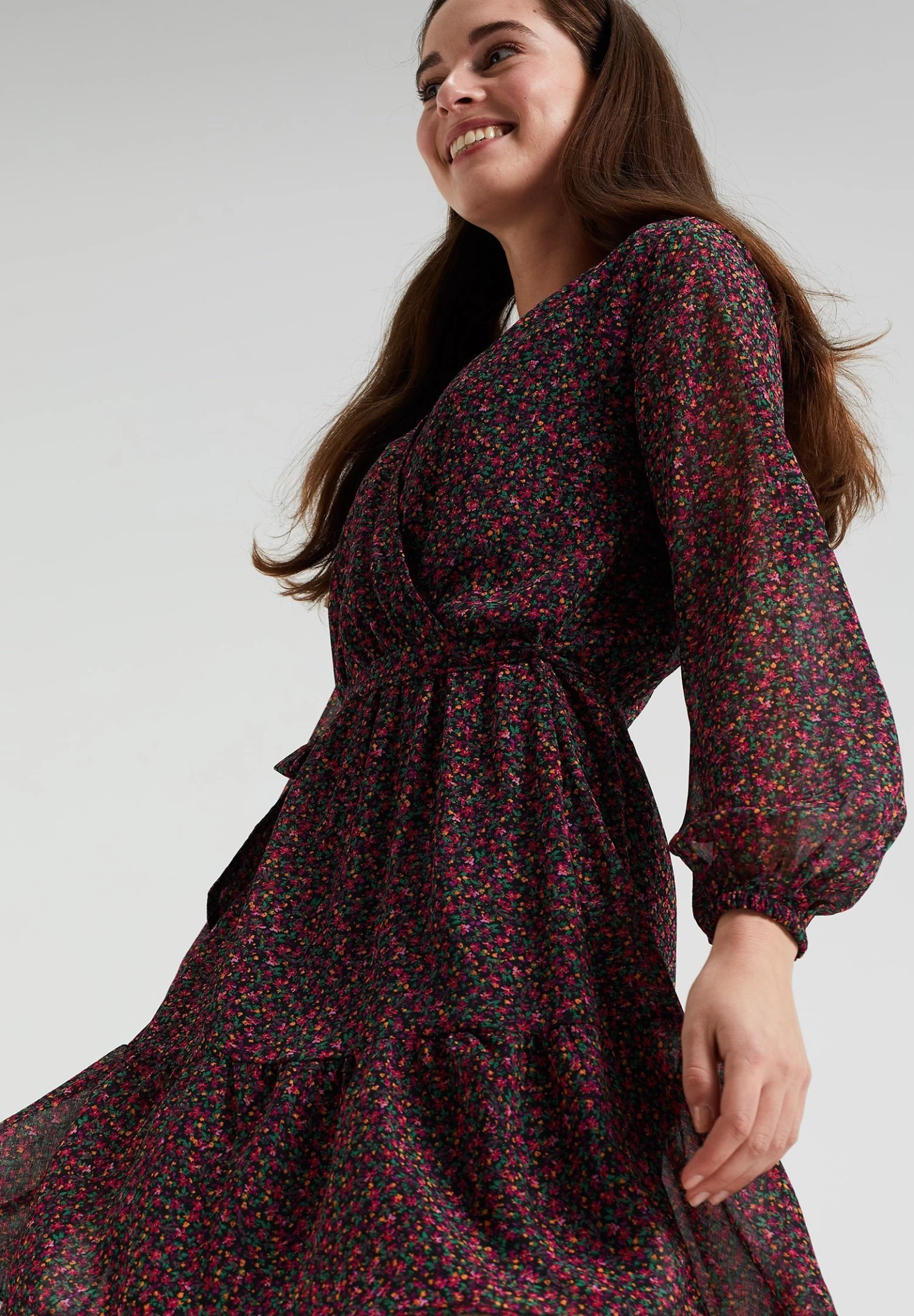 WE FASHION Met Dessin - Jurk - Green - Afbeelding 4