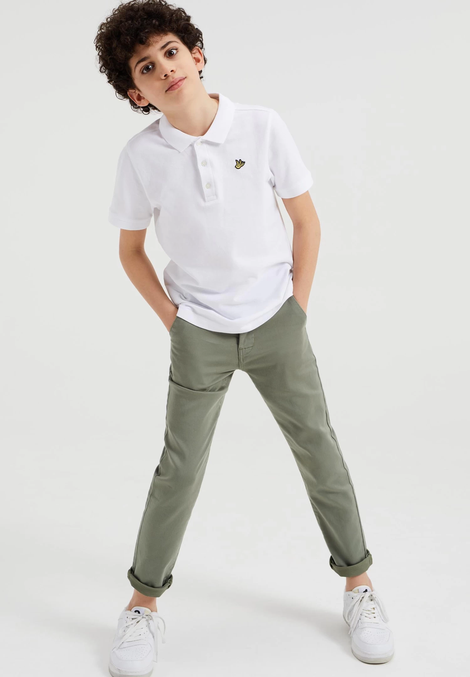 WE FASHION Slim Fit - Chino - Green