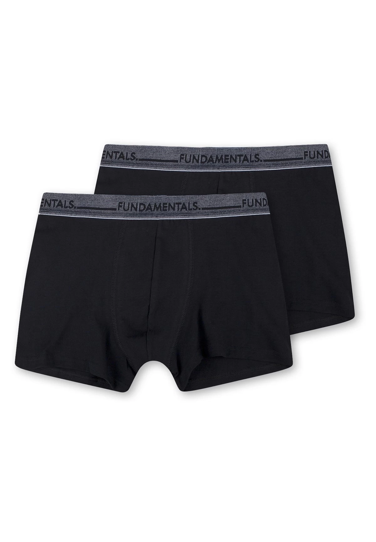 We Fashion Heren Boxershorts, 2-Pack - Onderbroeken - Black