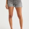 WE FASHION High Rise Comfort Stretch - Jeansshort - Grey