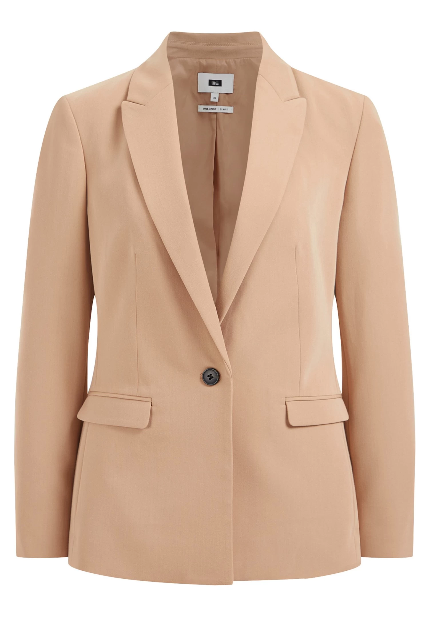 WE FASHION Nauwsluitende - Marly - Blazer - Beige - Afbeelding 4