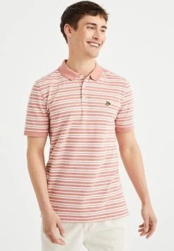 WE FASHION Met Dessin - Poloshirt - Pink