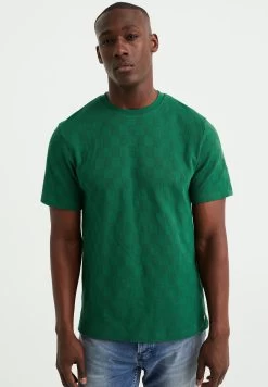 WE FASHION T-Shirt Basic - Green