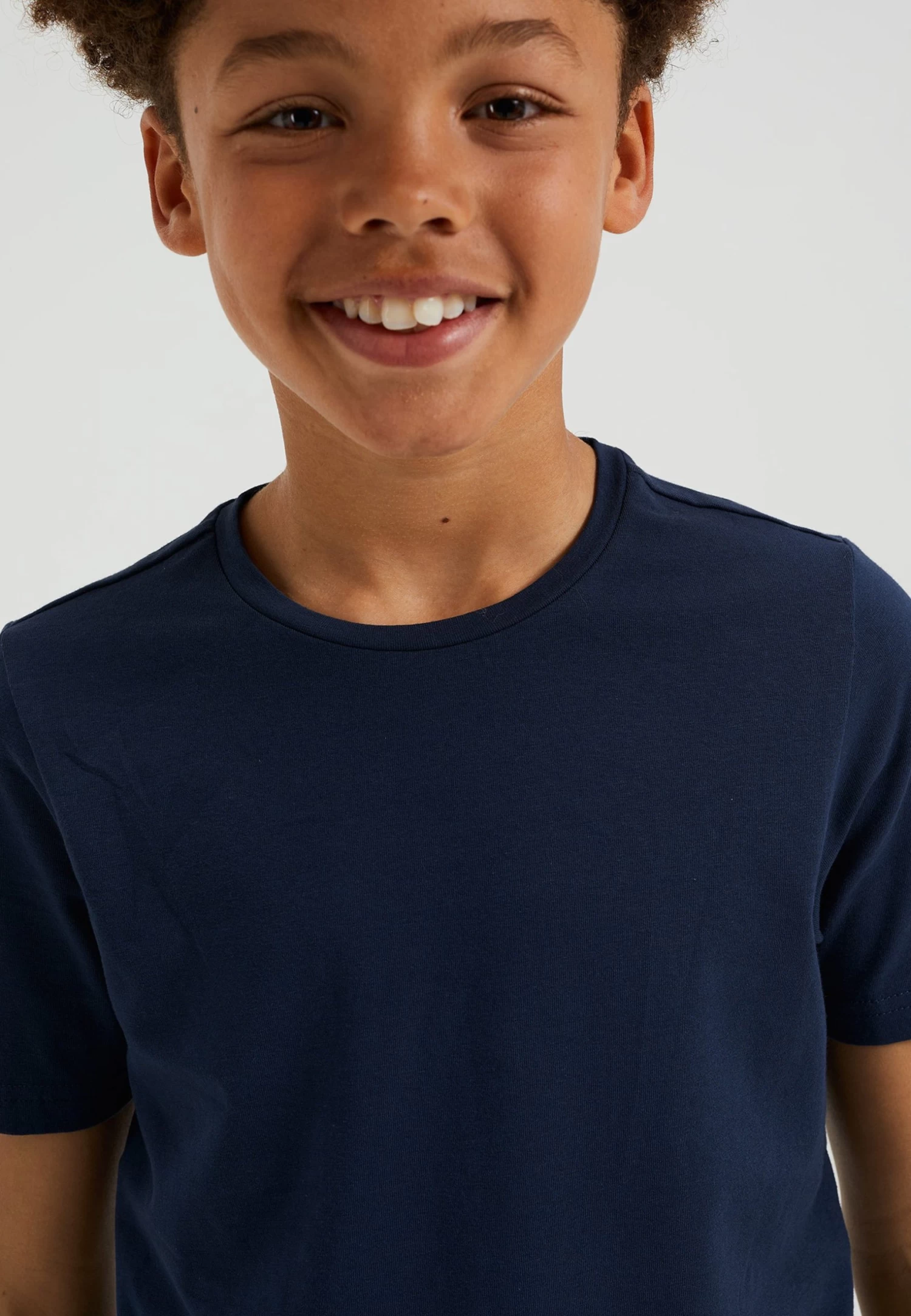 WE FASHION Met Ronde Hals - T-Shirt Basic - Blue - Afbeelding 3