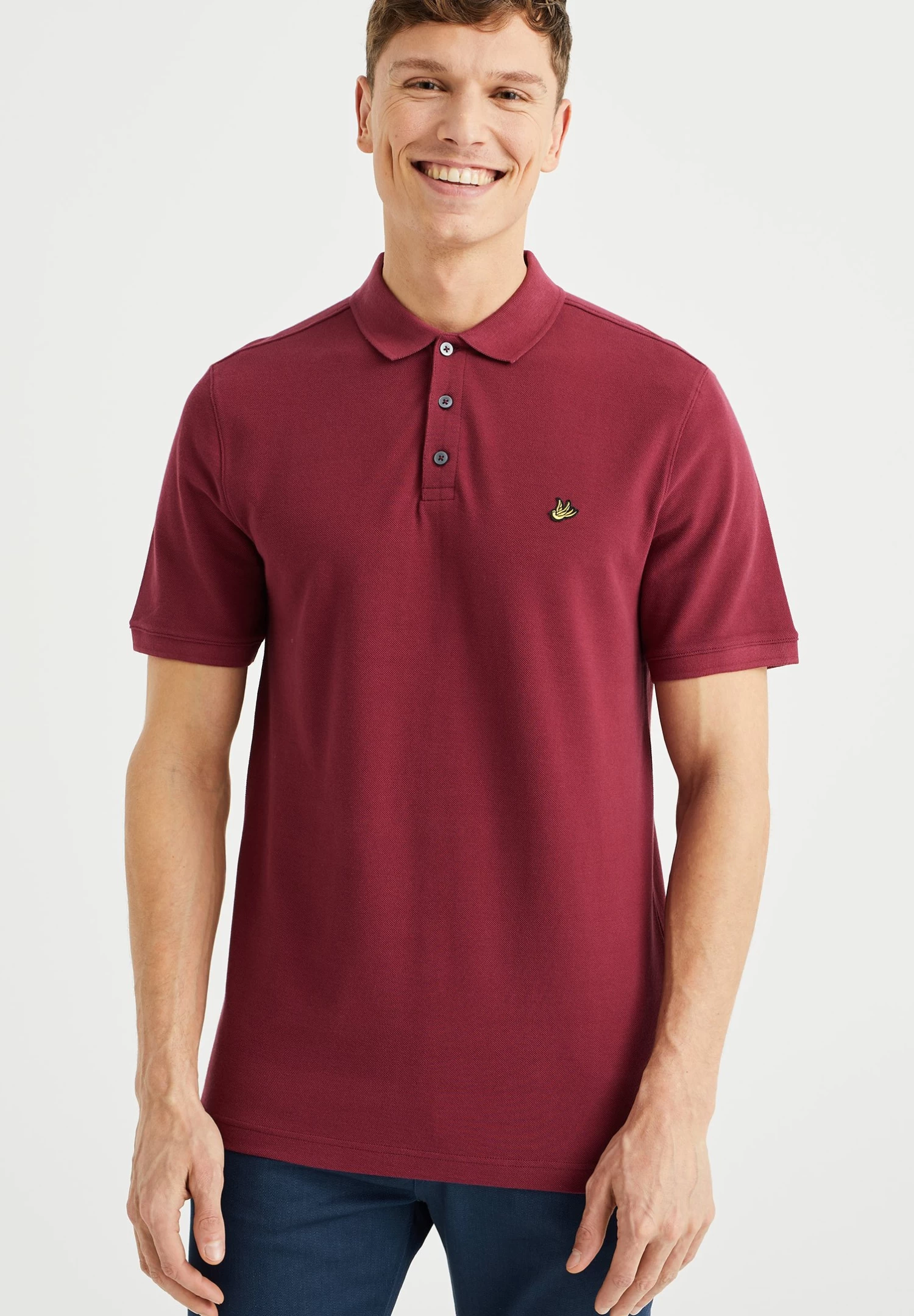 WE FASHION With Structure - Poloshirt - Red
