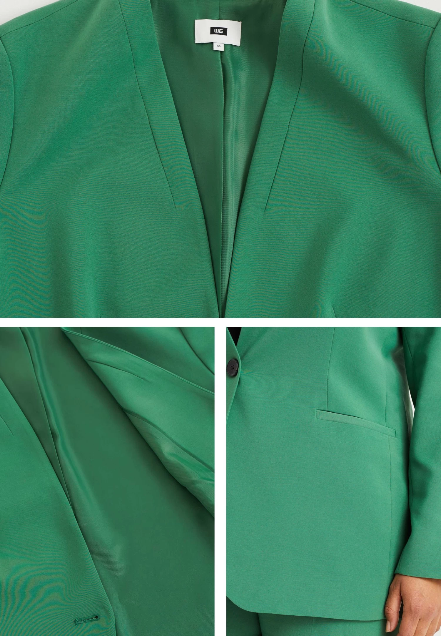 WE FASHION Curve - Blazer - Green - Afbeelding 4