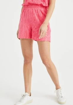 WE FASHION Met Structuur - Shorts - Pink