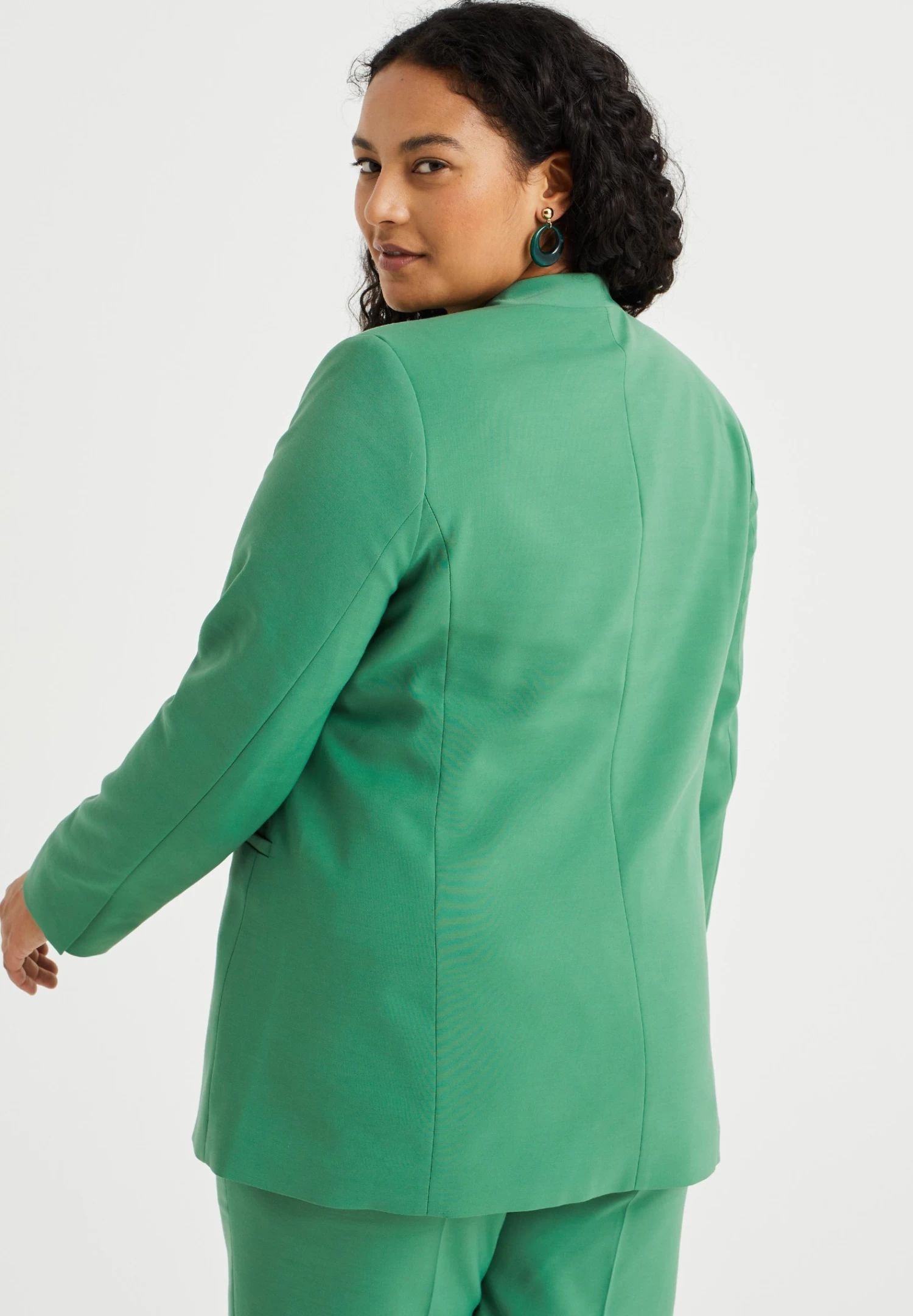 WE FASHION Curve - Blazer - Green - Afbeelding 3