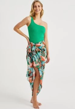 WE FASHION Sarong Met Dessin - Wikkelrok - Multi Coloured
