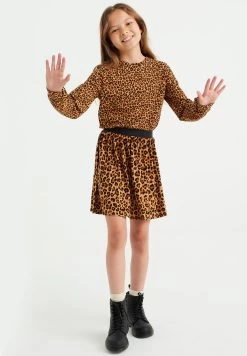 WE FASHION Jurk - Brown