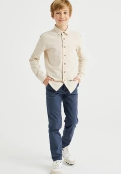 WE FASHION Met Dessin - Chino - Blue