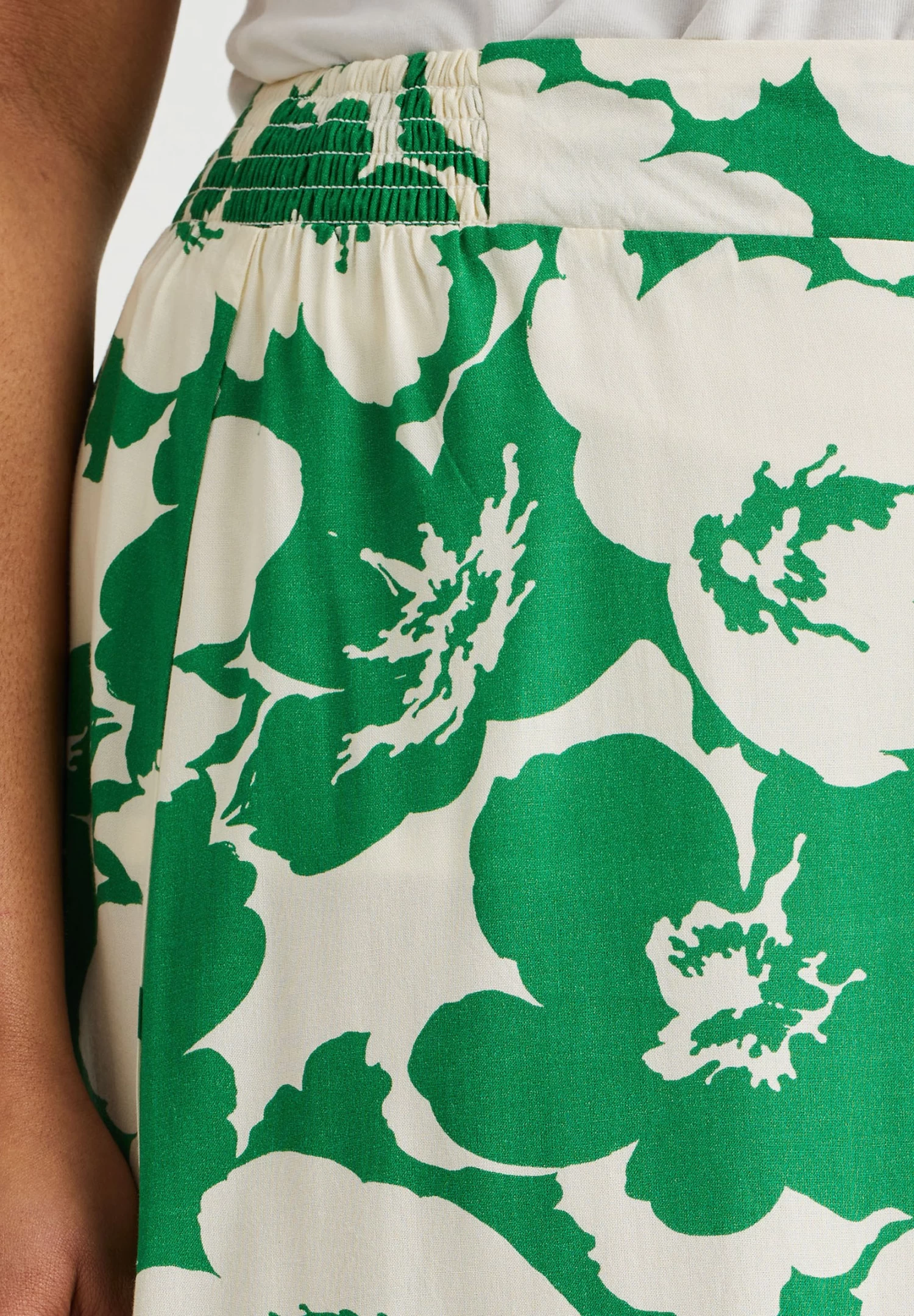 WE FASHION Curve - Maxirok - White - Afbeelding 4