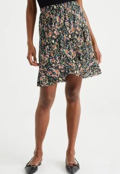 WE FASHION Rok Met Dessin - A-Lijn Rok - Black