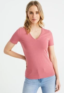 WE FASHION T-Shirt Basic - Red