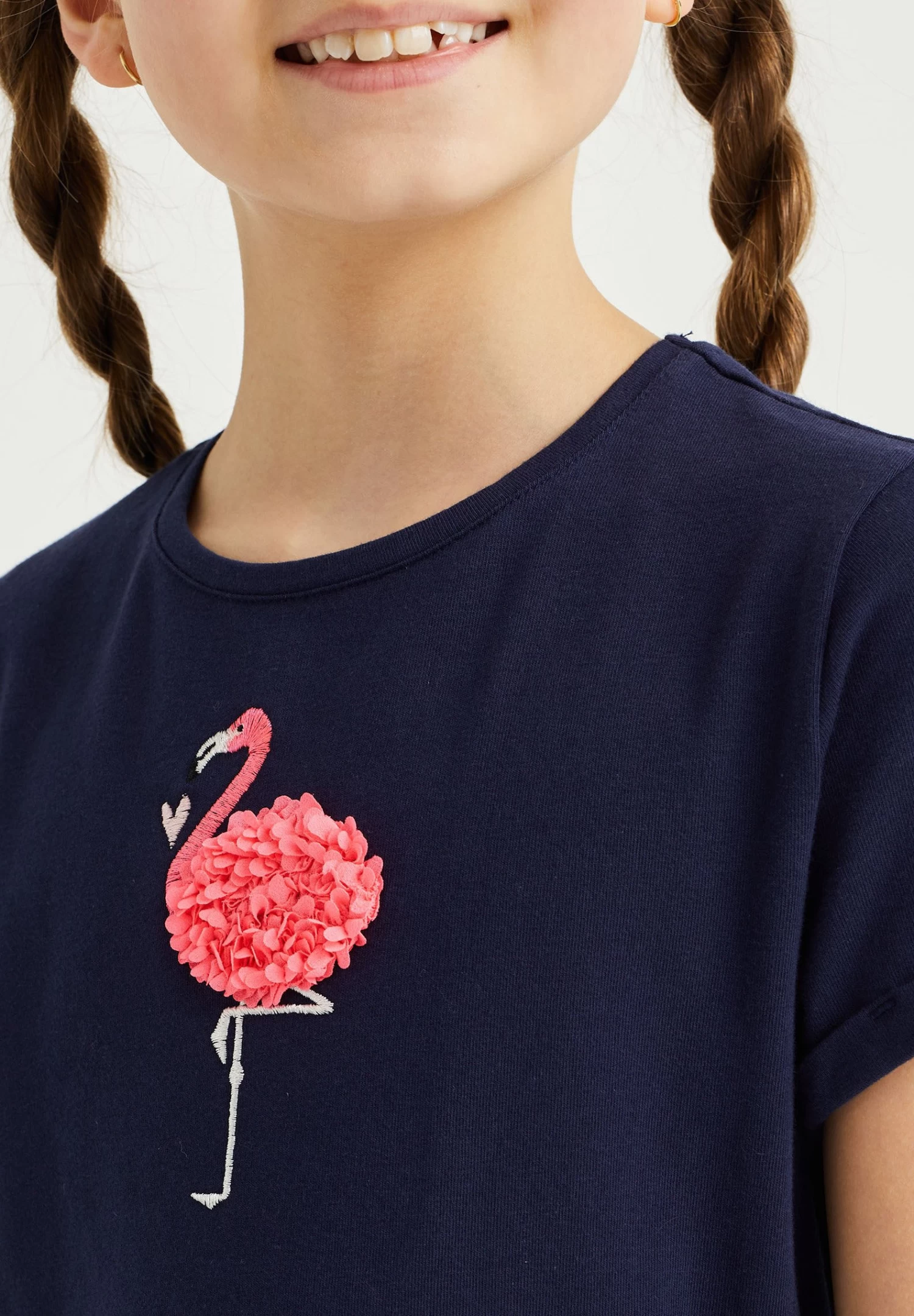 WE FASHION Met Embroidery - Jerseyjurk - Blue - Afbeelding 3