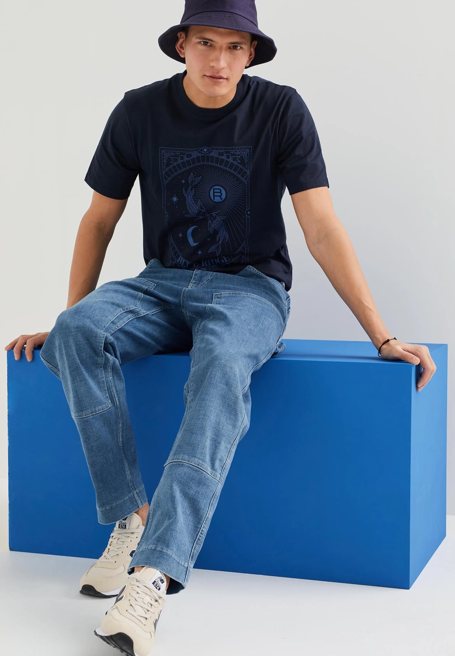 WE FASHION Met Comfort-Stretch - Straight Leg Jeans - Blue - Afbeelding 5