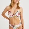 We Fashion Dames Bikinitop Met Dessin - Bikinitop - White
