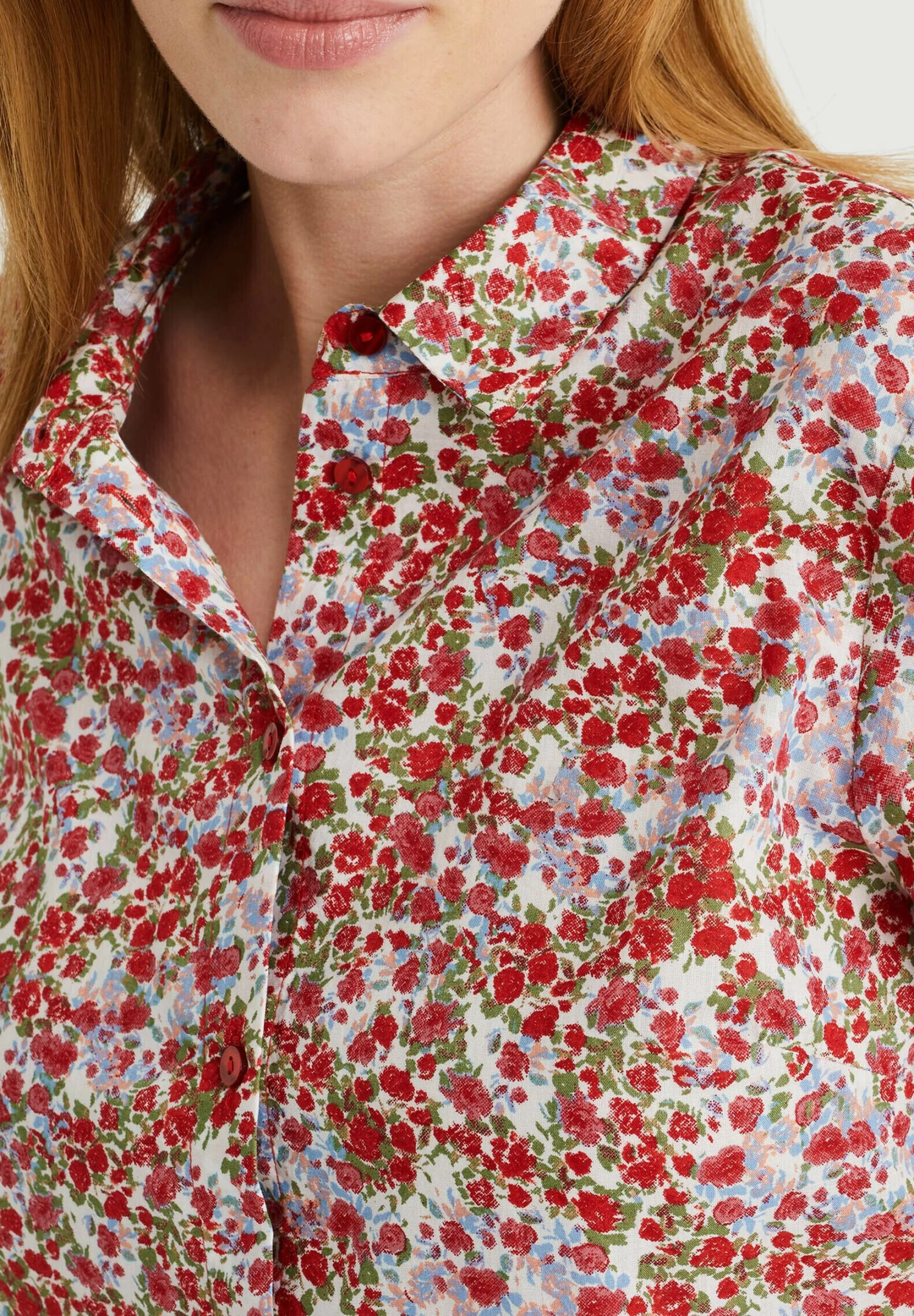 WE FASHION Met Dessin - Overhemdblouse - Red - Afbeelding 4