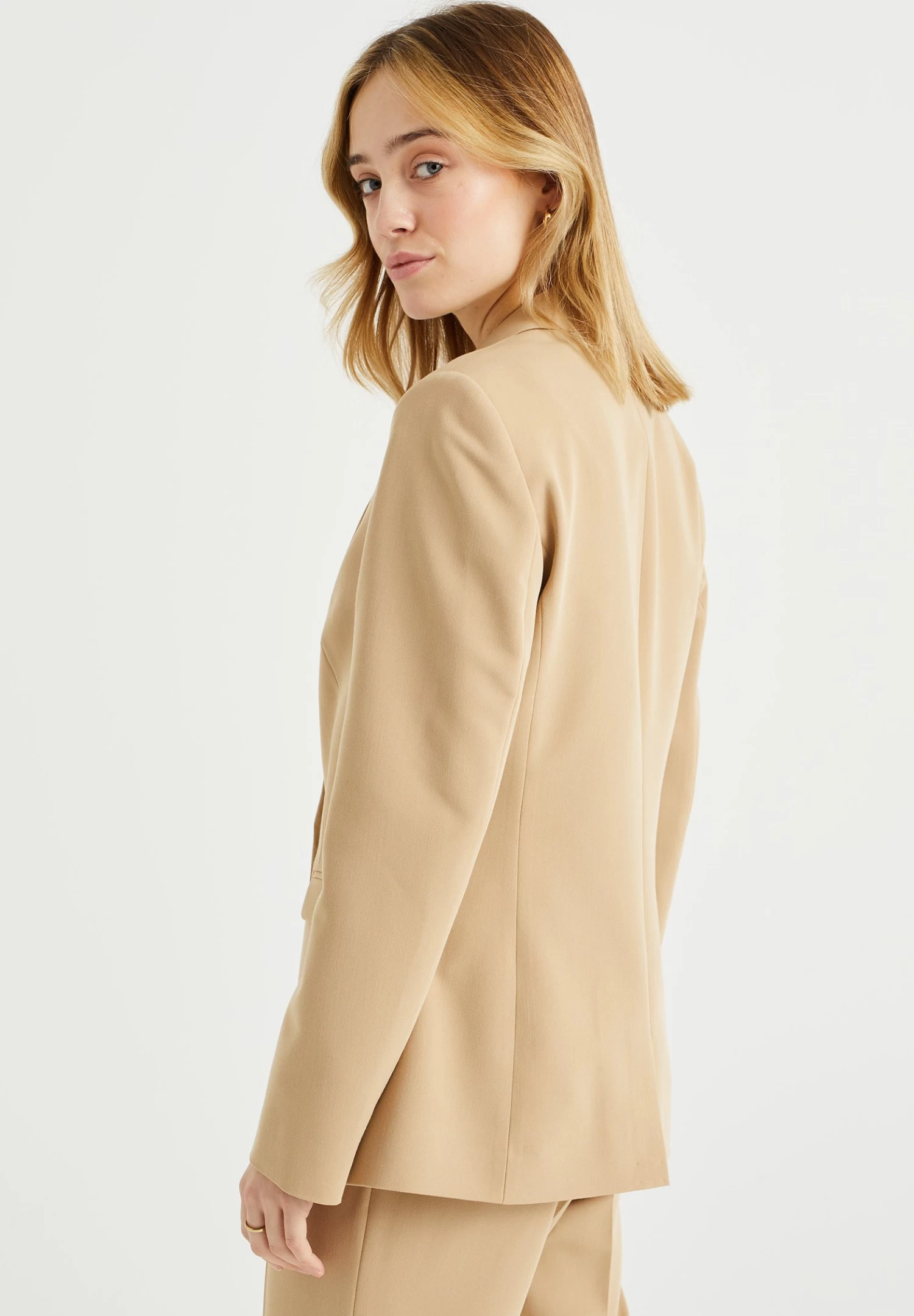 WE FASHION Nauwsluitende - Marly - Blazer - Beige - Afbeelding 3