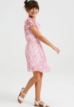 WE FASHION Met Dessin - Jurk - White