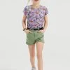 WE FASHION Blue Ridge - Jeansshort - Green
