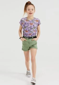 WE FASHION Blue Ridge - Jeansshort - Green