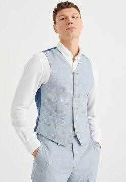 WE FASHION Met Dessin - Gilet - Blue