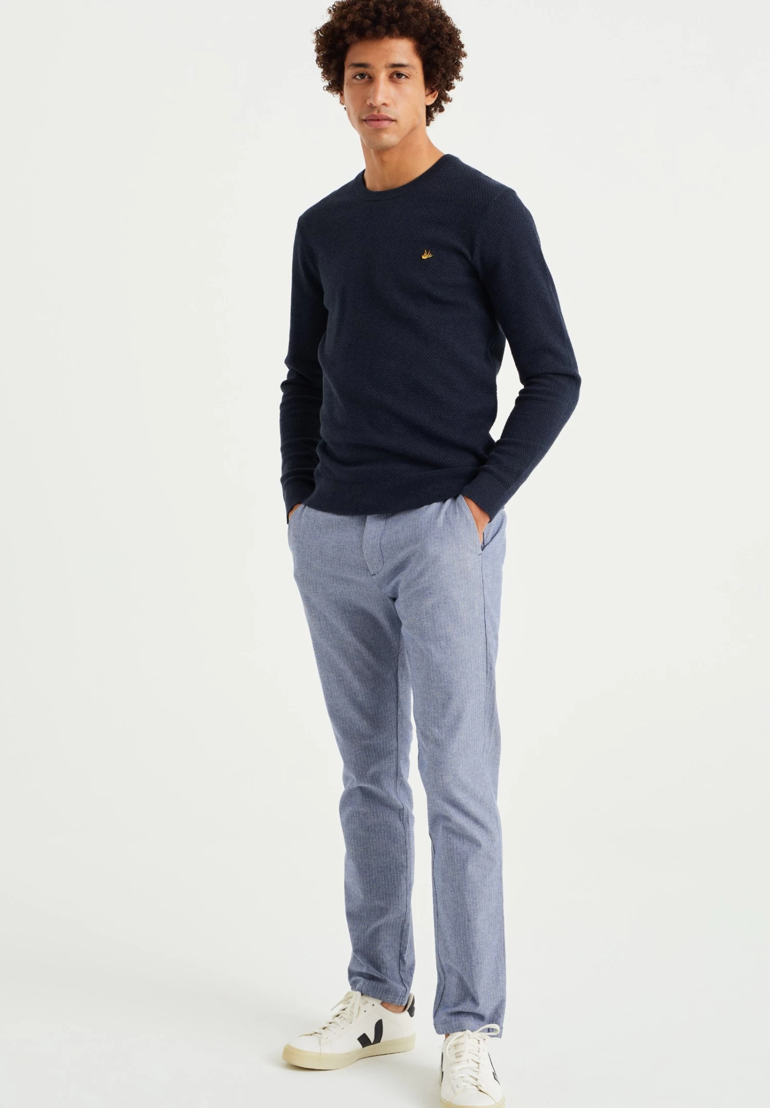 WE FASHION Met Structuur - Trui - Blue - Afbeelding 2