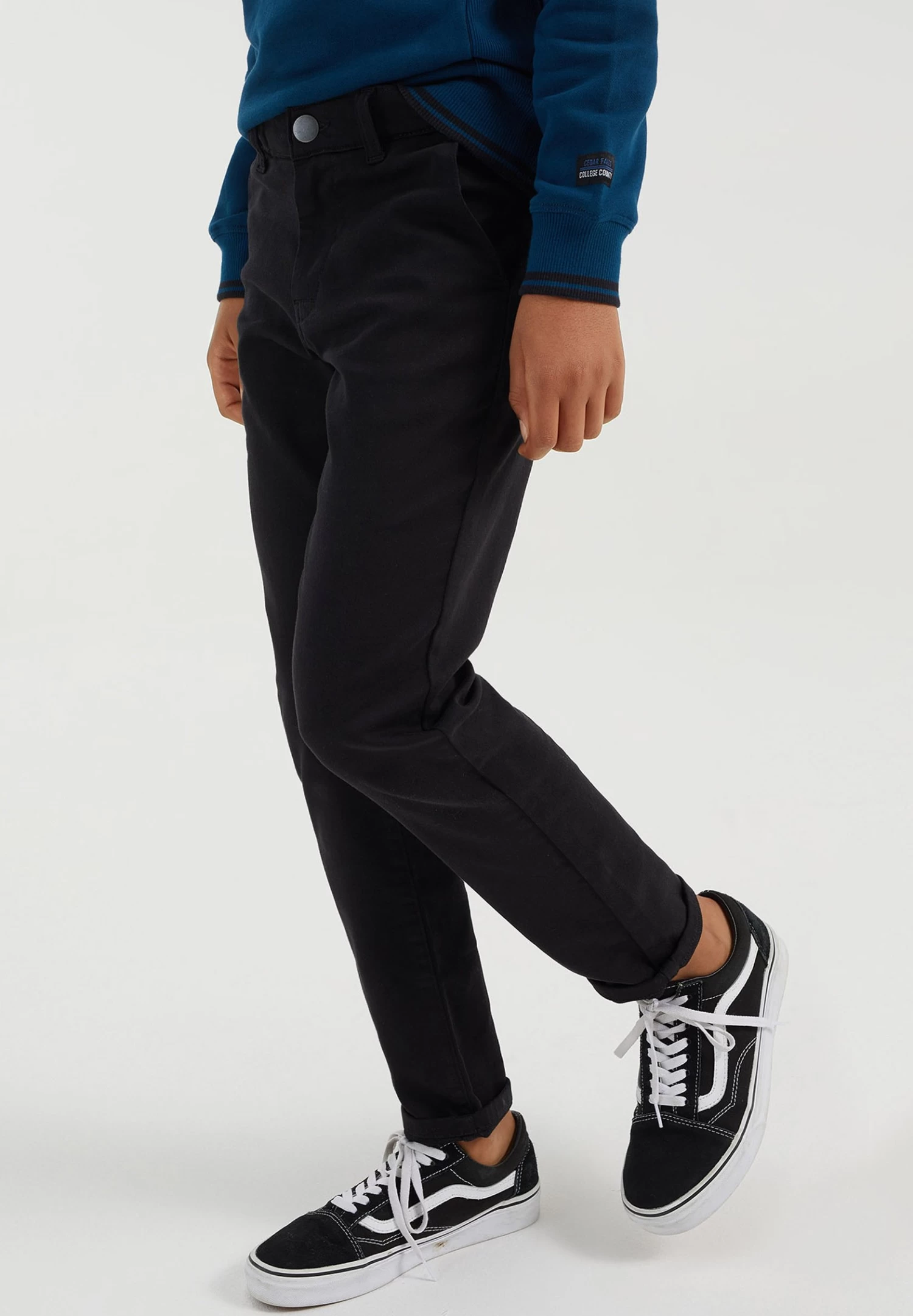 WE FASHION Slim Fit - Chino - Black - Afbeelding 2