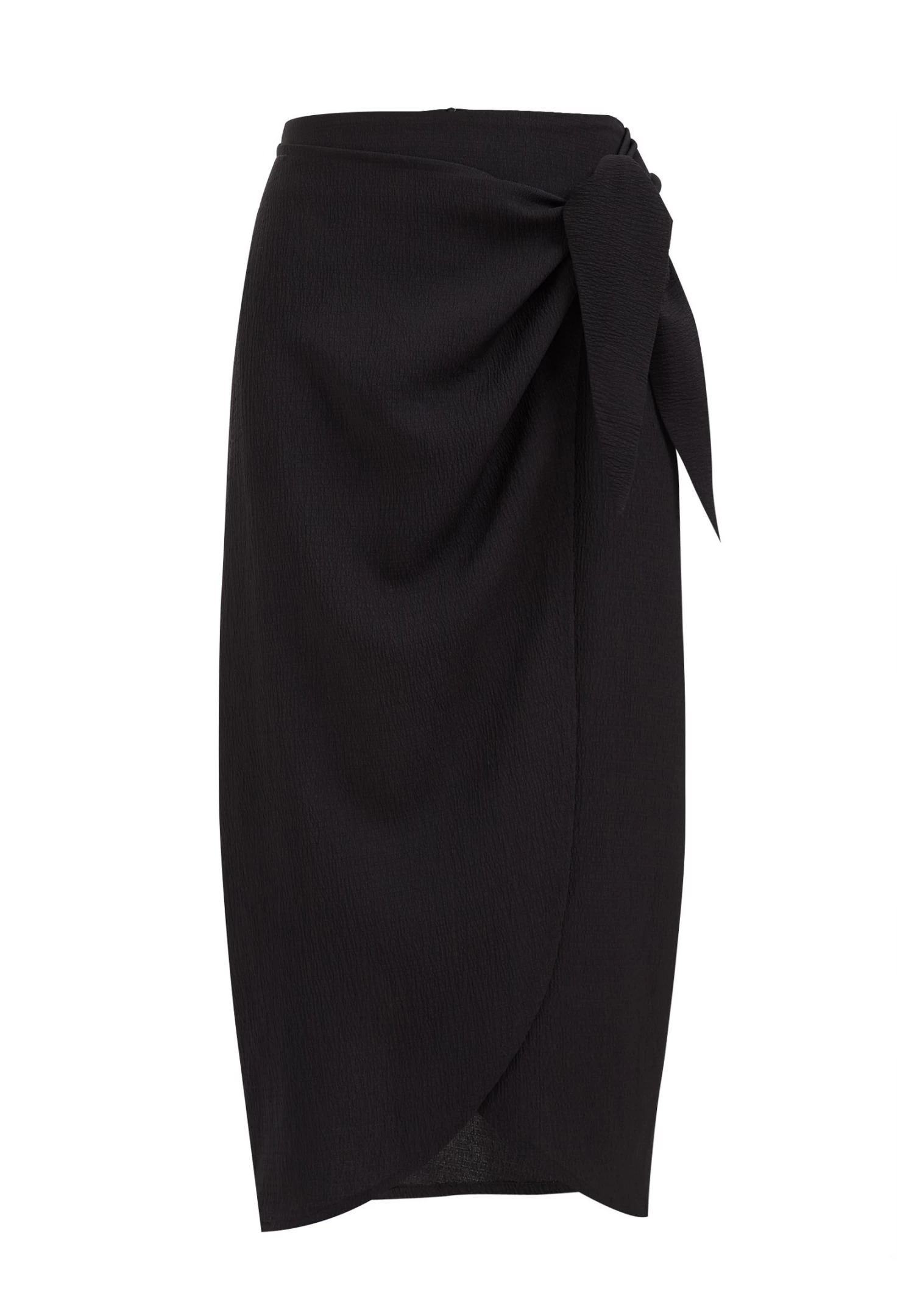 WE FASHION Met Structuur - Wikkelrok - Black - Afbeelding 5