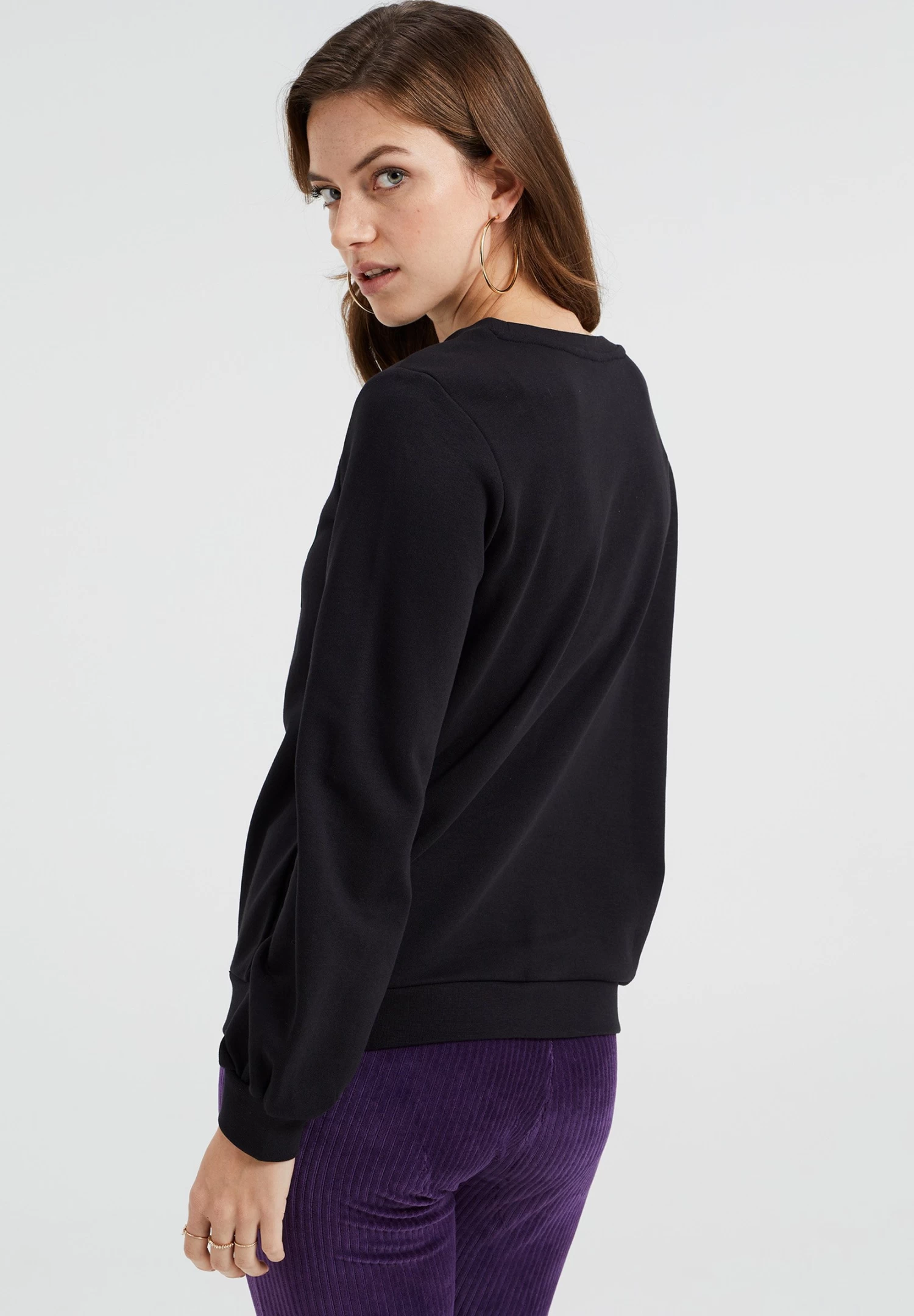 WE FASHION Print - Sweater - Black - Afbeelding 3