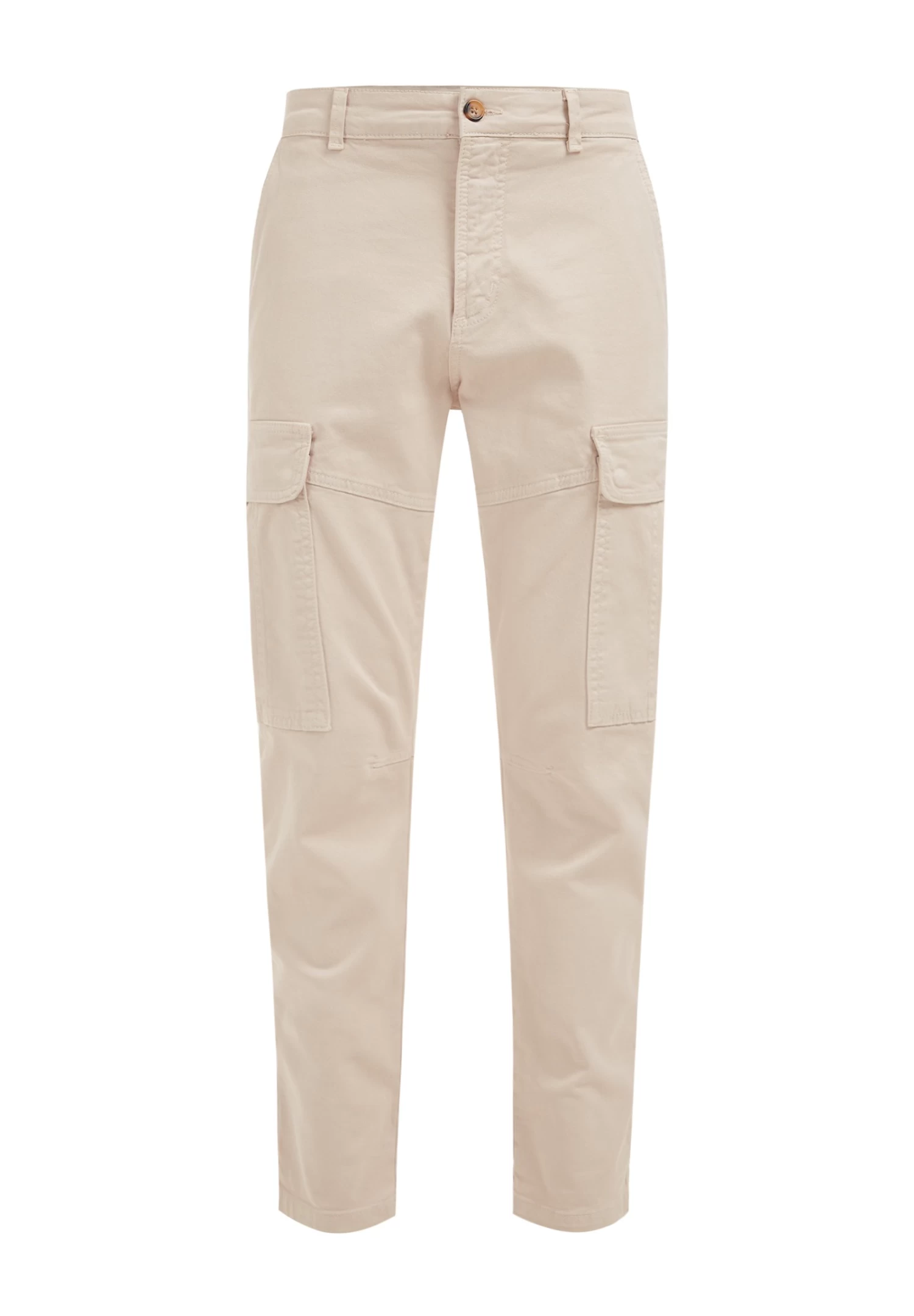 WE FASHION Tapered Fit Broek - Cargobroek - Beige - Afbeelding 5