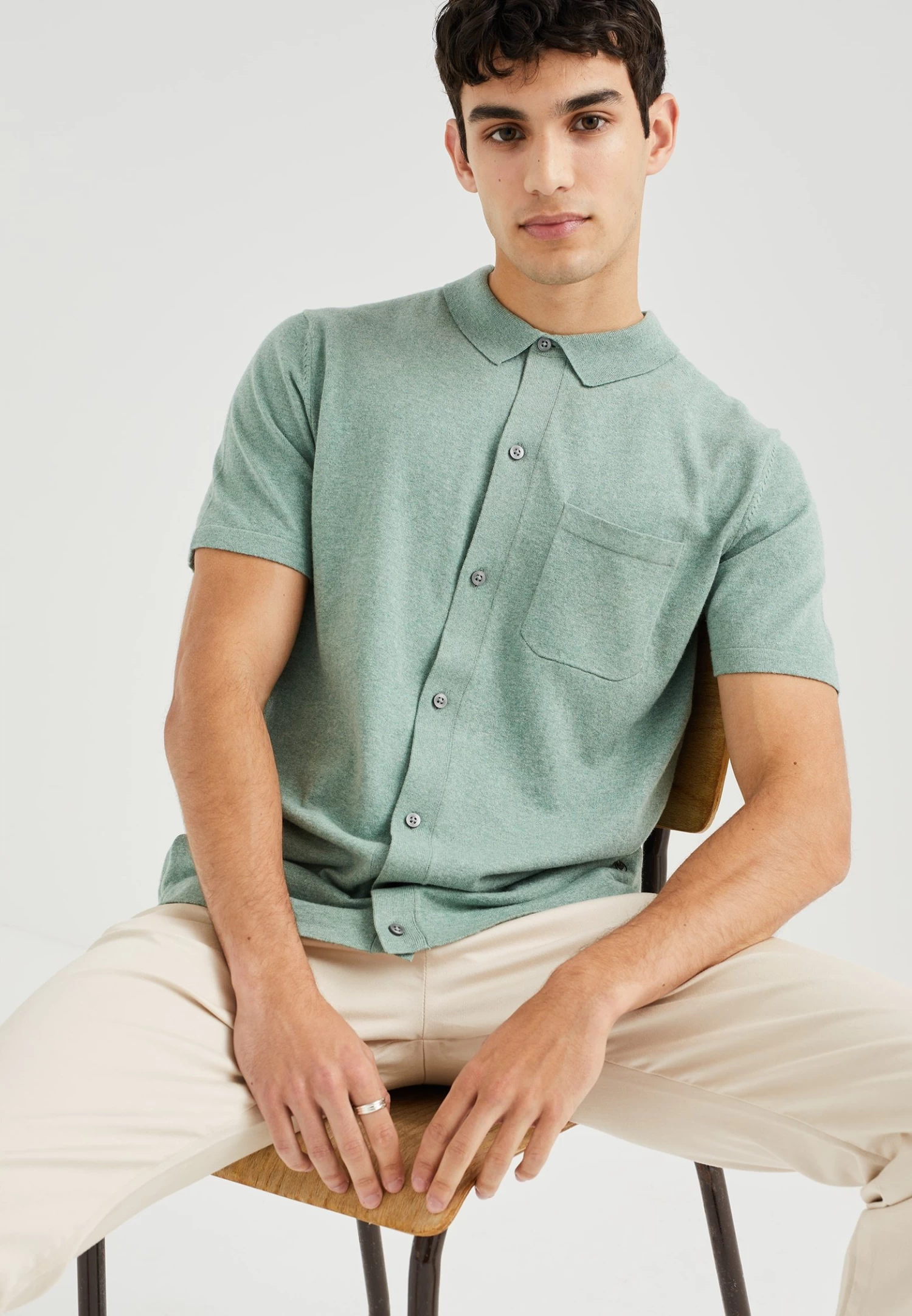 WE FASHION Polo - Vest - Green - Afbeelding 5