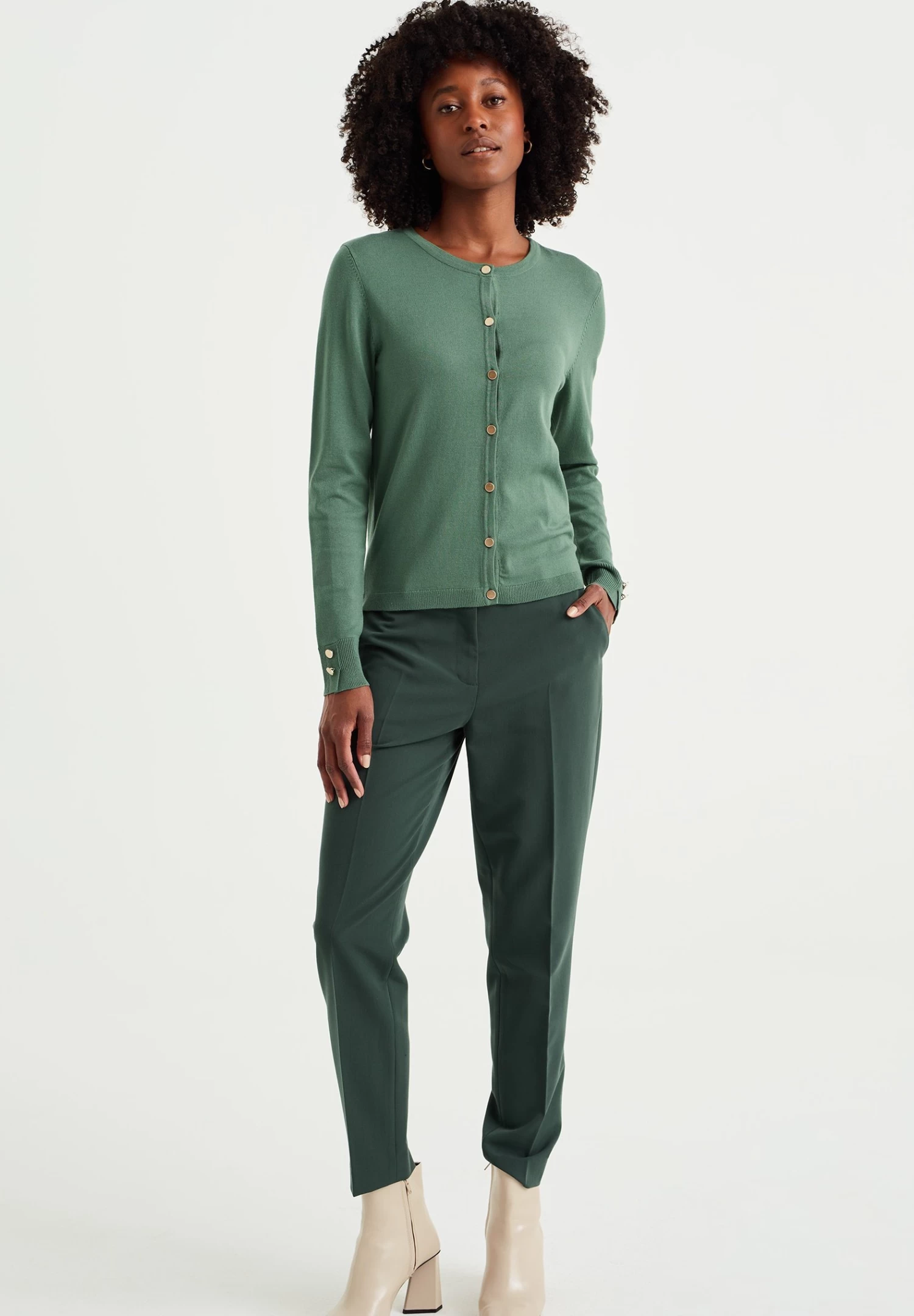 WE FASHION Vest - Green - Afbeelding 2