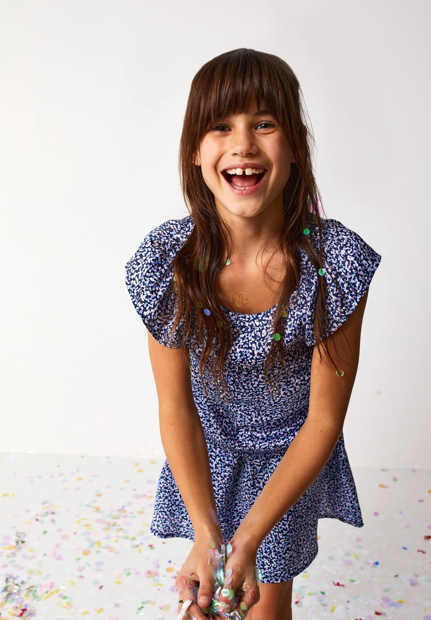 WE FASHION Met Dessin - Blouse - Blue