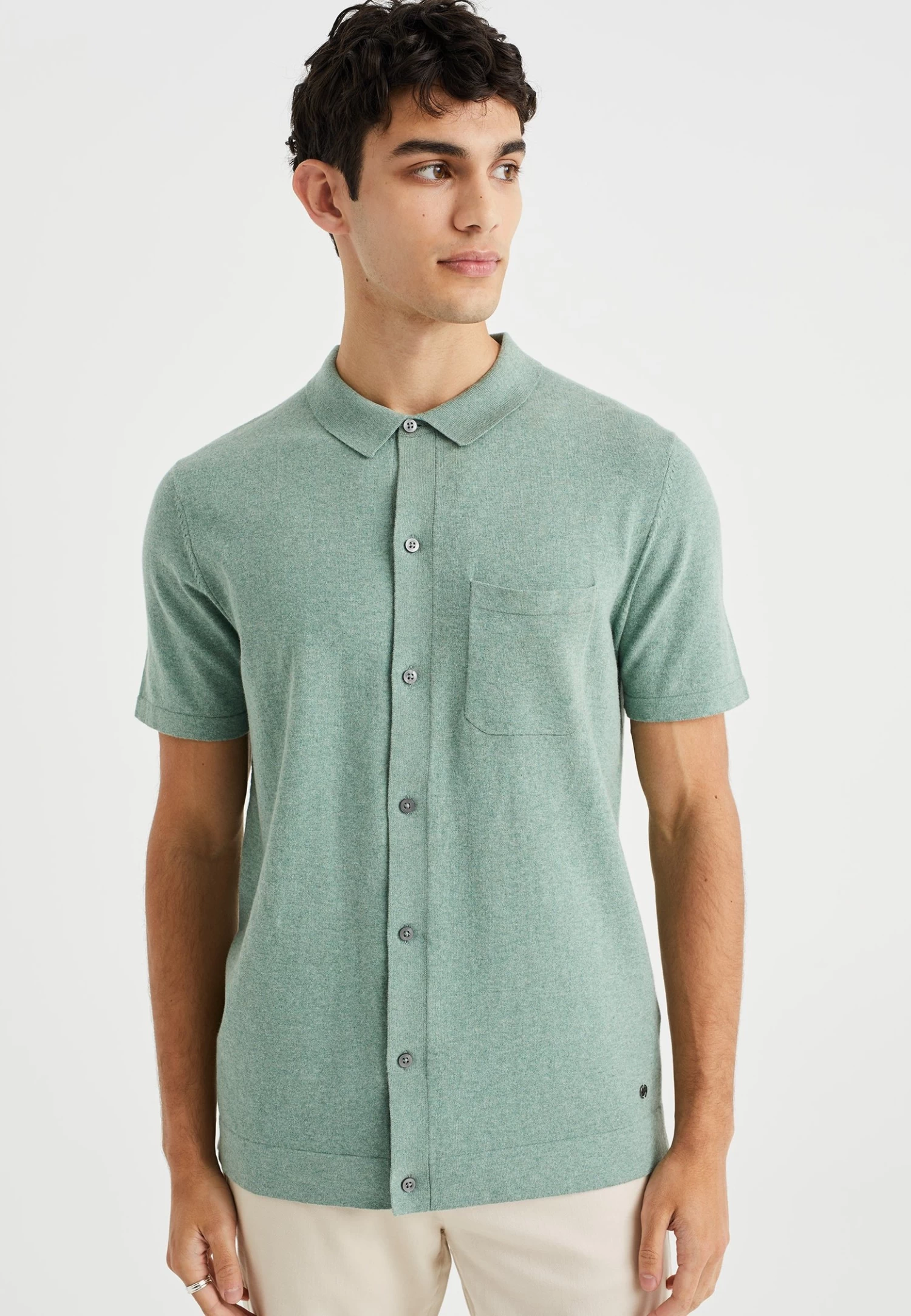 WE FASHION Polo - Vest - Green