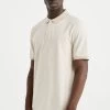 WE FASHION Tall Fit Met Structuur - Poloshirt - Beige