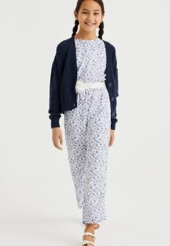 WE FASHION Met Dessin - Jumpsuit - Weiß