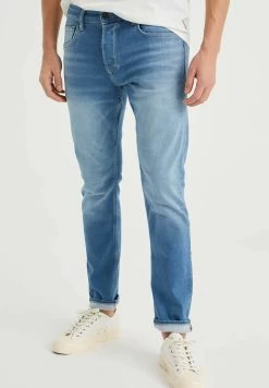 WE FASHION Van Jog - Slim Fit Jeans - Blue