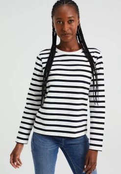 WE FASHION Striped - Longsleeve - Black