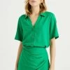 WE FASHION Van Mix - Overhemdblouse - Green